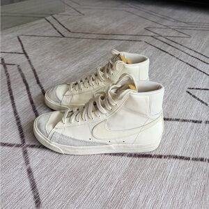 Nike Cream High-Top Sneakers